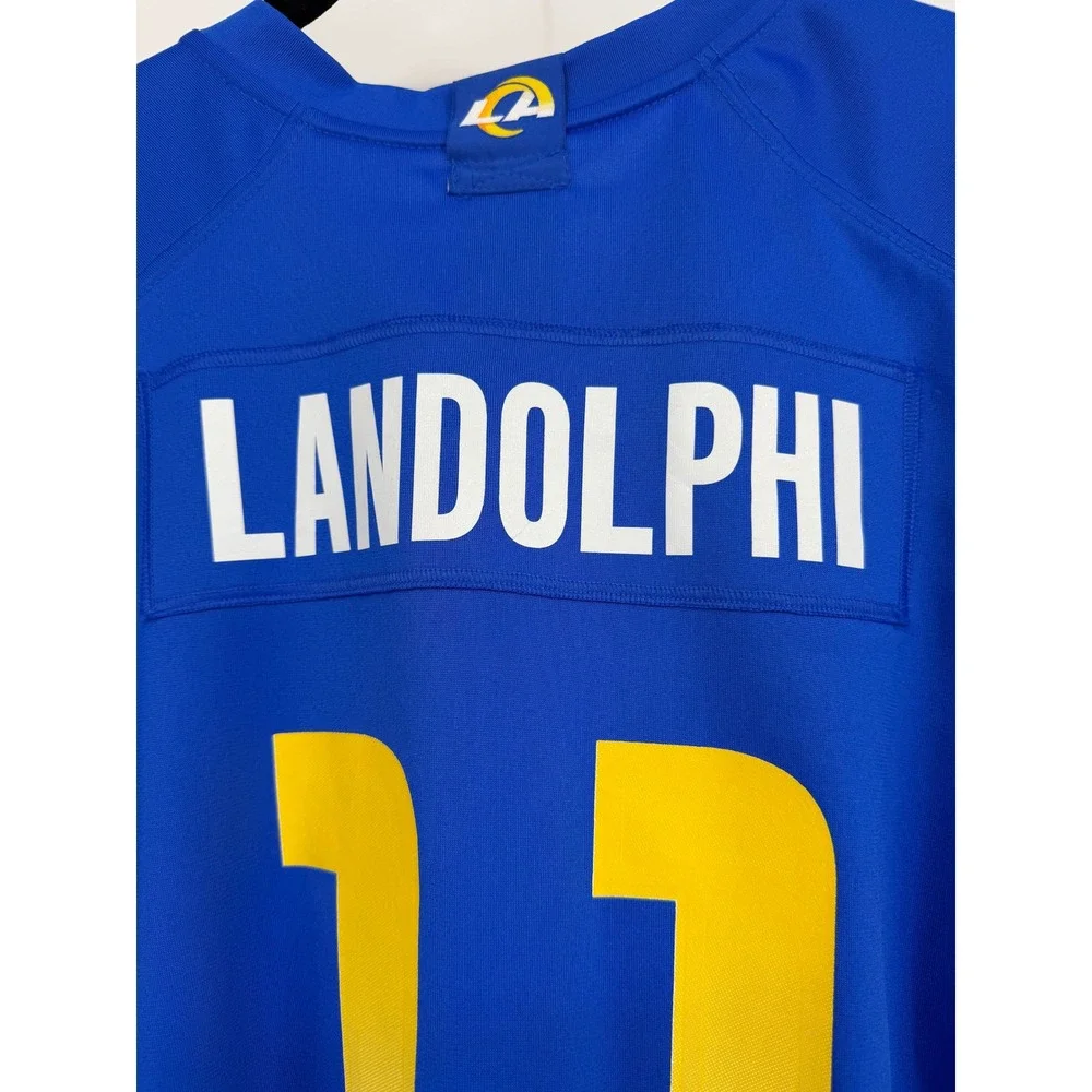 Nike Los Angeles Rams NFL On Field Jersey Blue Yellow Landolphi 11 Womens Medium